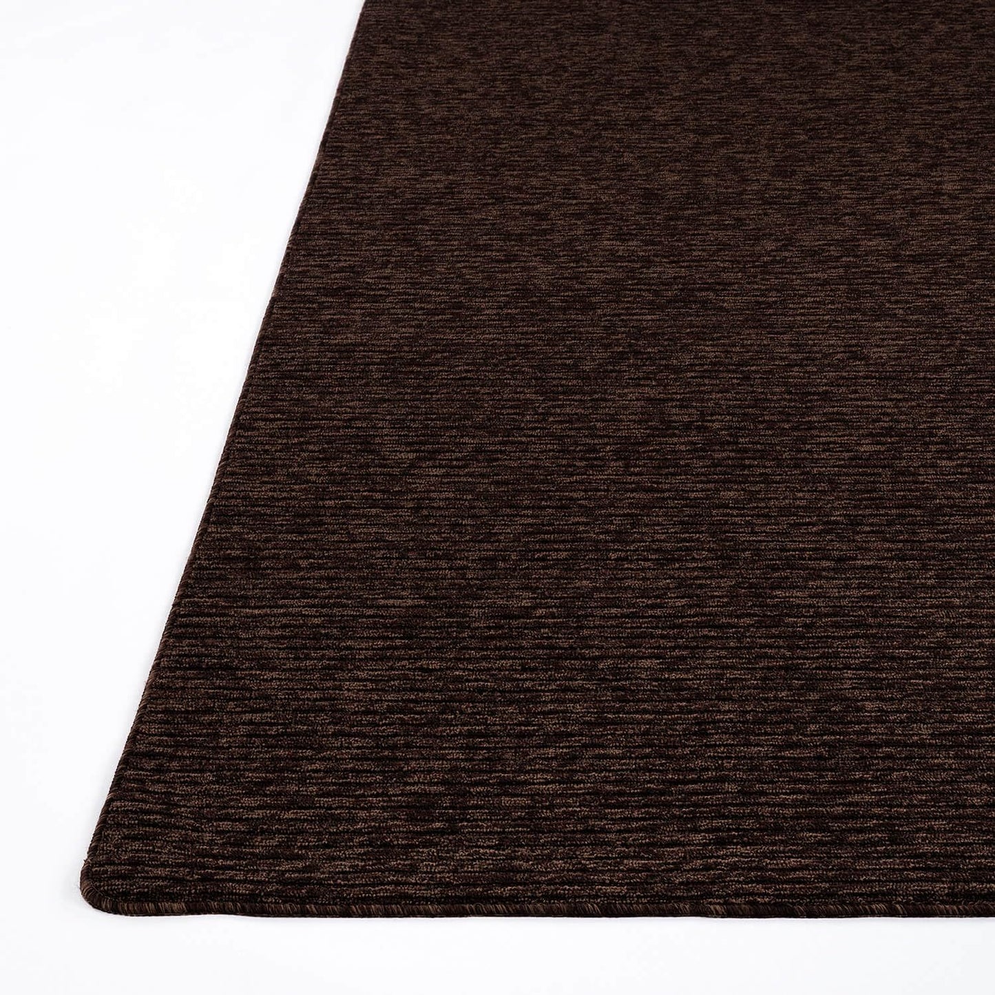 Luul Home Non Slip Brown Solid Rubber Back Thin Runner Rugs for Living Room 2x7 for Kitchen, Rug for Bedroom and Hallway, Stain Resistant Easy Cleaning Non Shedding Carpet Brown 2 x 7