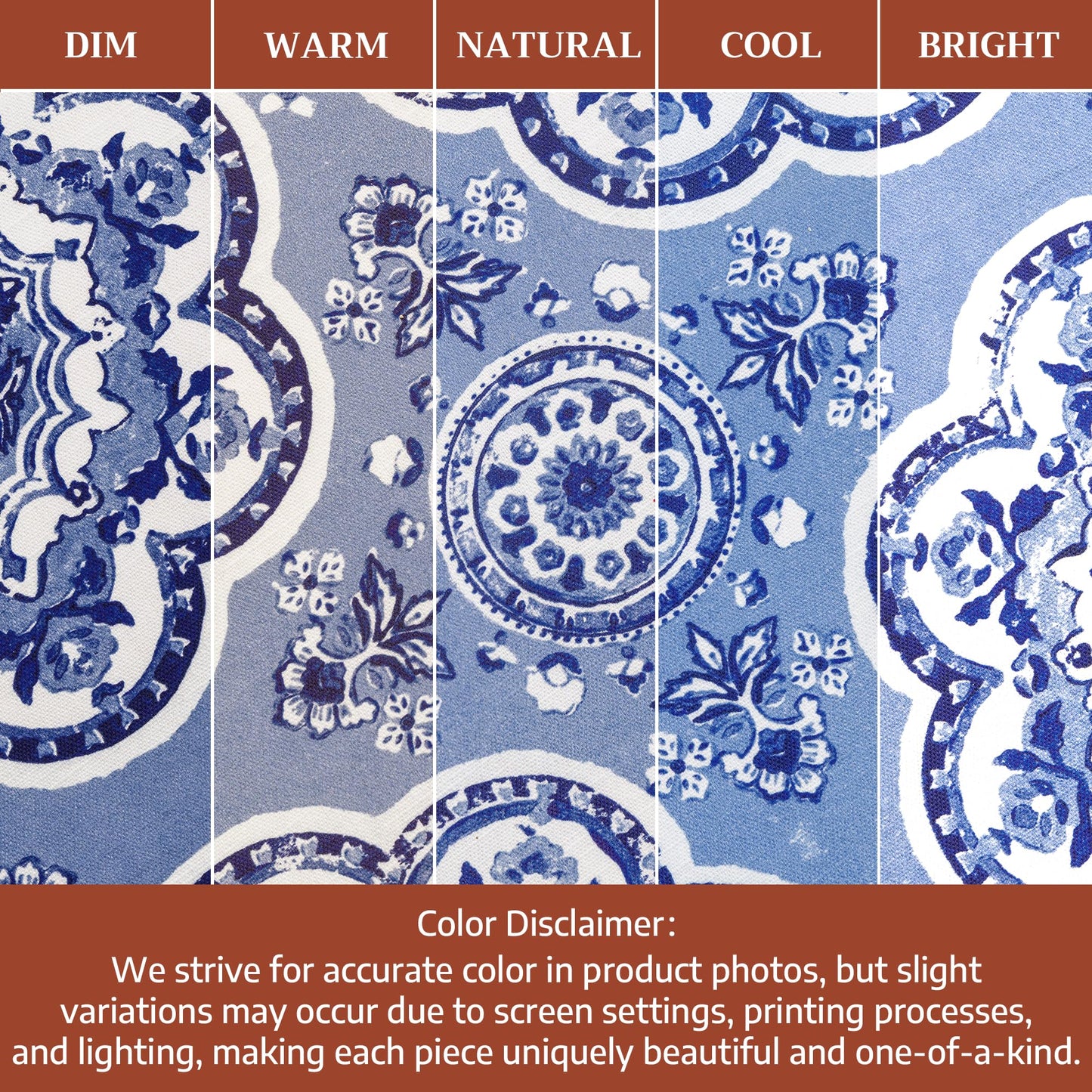Maison d' Hermine Table Runner 100% Cotton Double Layer Table Runners 108 inches Long Decorative for Home Kitchen Dining Party Gifts for Mothers Day Spring Summer (Melodie Bleue )