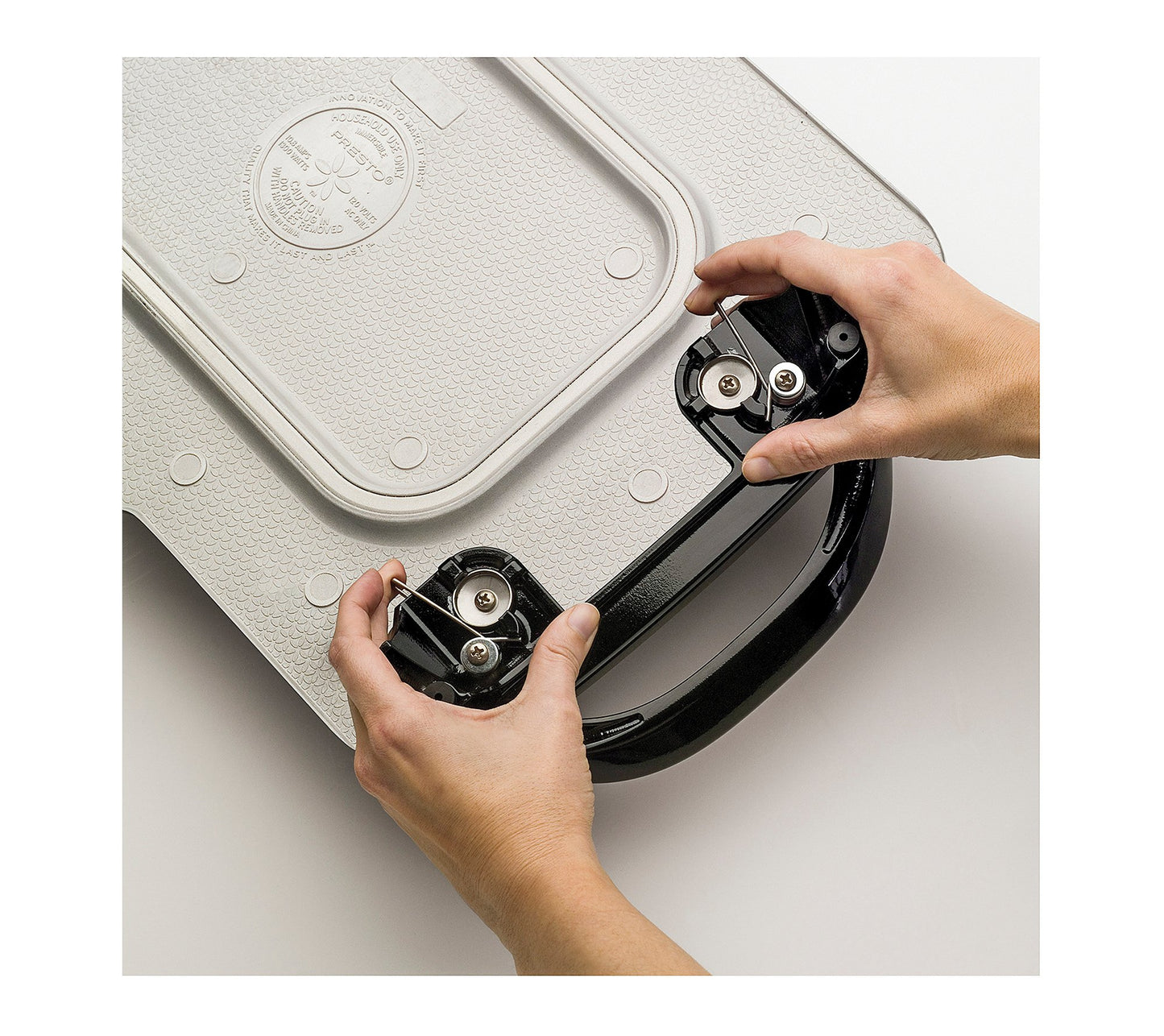 Presto 07061 22-Inch Electric Griddle with Removable Handles, Extra-Large Nonstick Ceramic Surface, Black