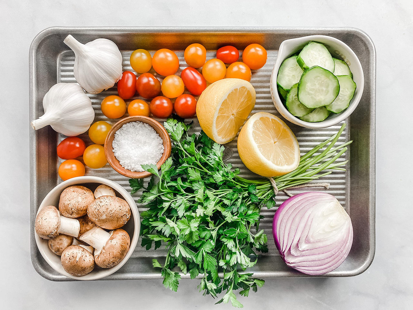 USA Pan Nonstick Quarter Sheet Pan, Set of 2